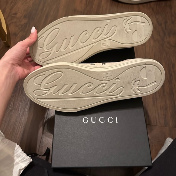 Gucci Canvas & Leather Sneaker - Picture 11 of 11
